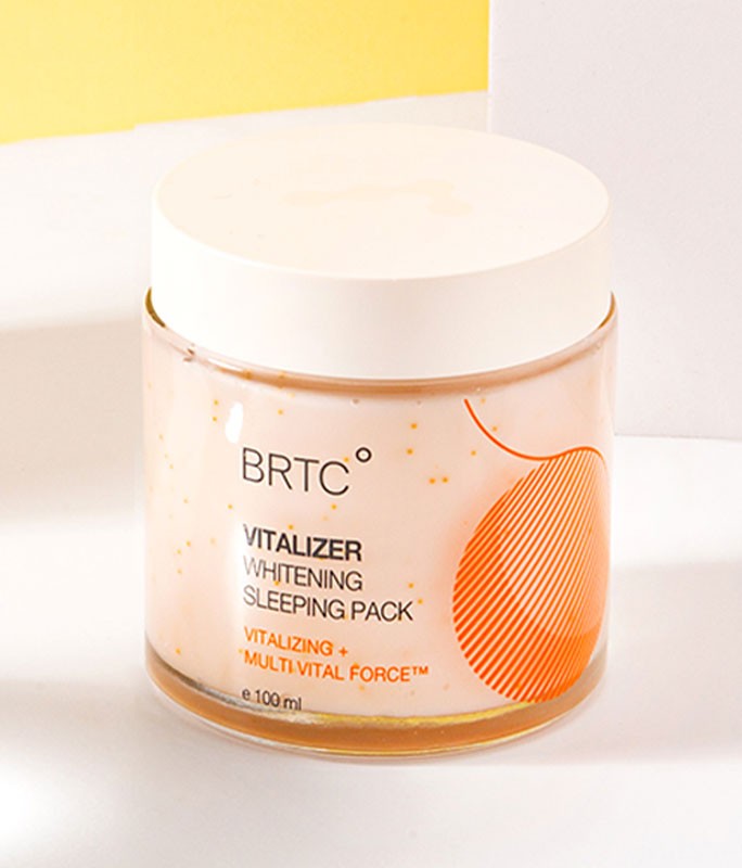 Kem ngủ dưỡng trắng và căn mịn da BRTC V10 Multi Lift / Vitalizer Whitening Sleeping Pack 