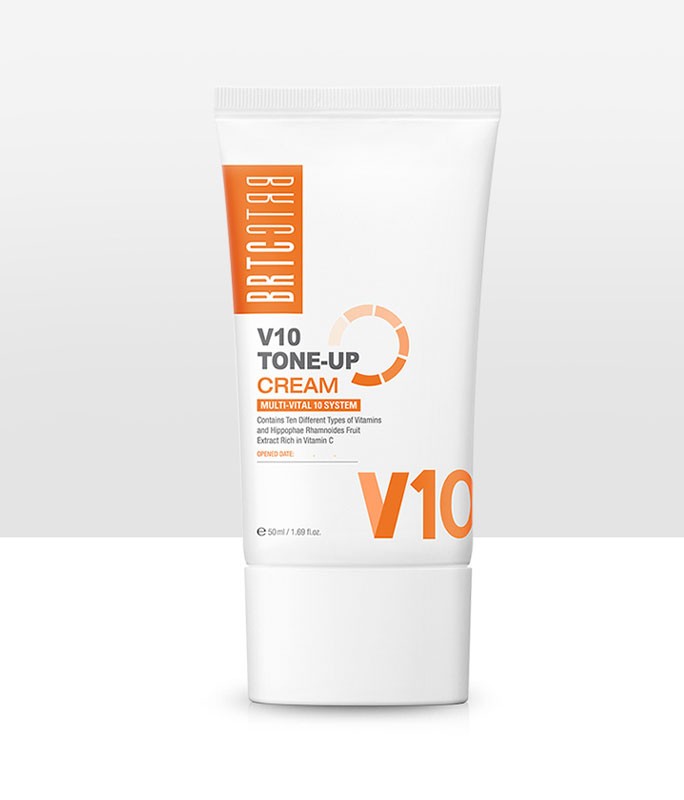 Kem dưỡng trắng và nâng tone da BRTC V10 Tone-Up Cream Multi-Vital 10 System