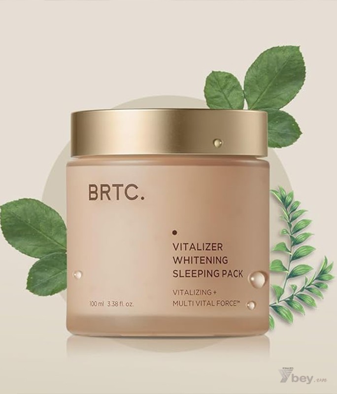 Kem ngủ dưỡng trắng và căn mịn da BRTC V10 Multi Lift / Vitalizer Whitening Sleeping Pack 