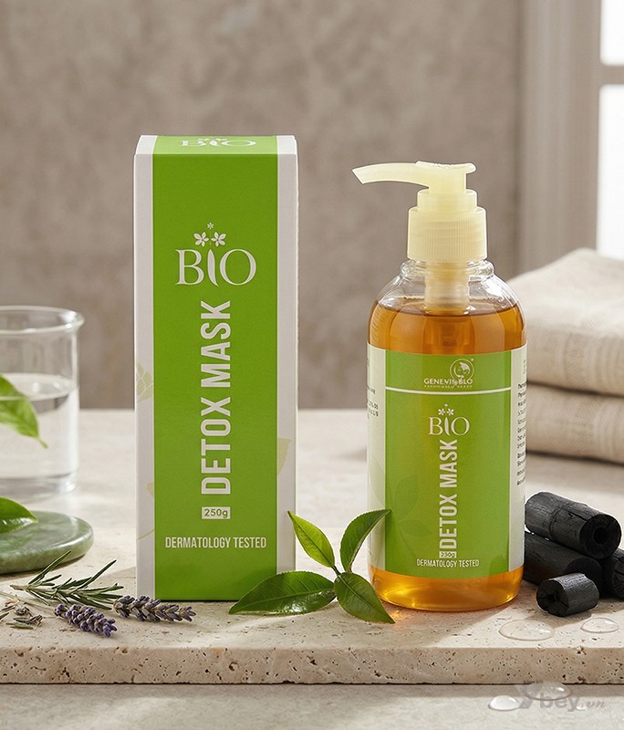 Mặt nạ thải độc thực vật Bio Detox Mask Geneworld chính hãng - Mask mẫu mới