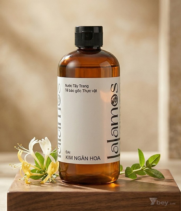 Nước tẩy trang Lalamos Đài Kim Ngân Hoa 280ml - sạch sâu, dịu da, dưỡng ẩm hiệu quả